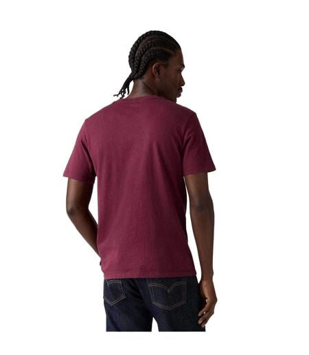 T-shirt Motif Logo Classique Homme Violet Levis