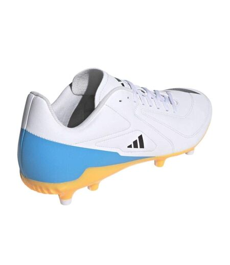 Chaussures De Rugby Pour Terrain Ferme Homme Blanc Noir Adidas
