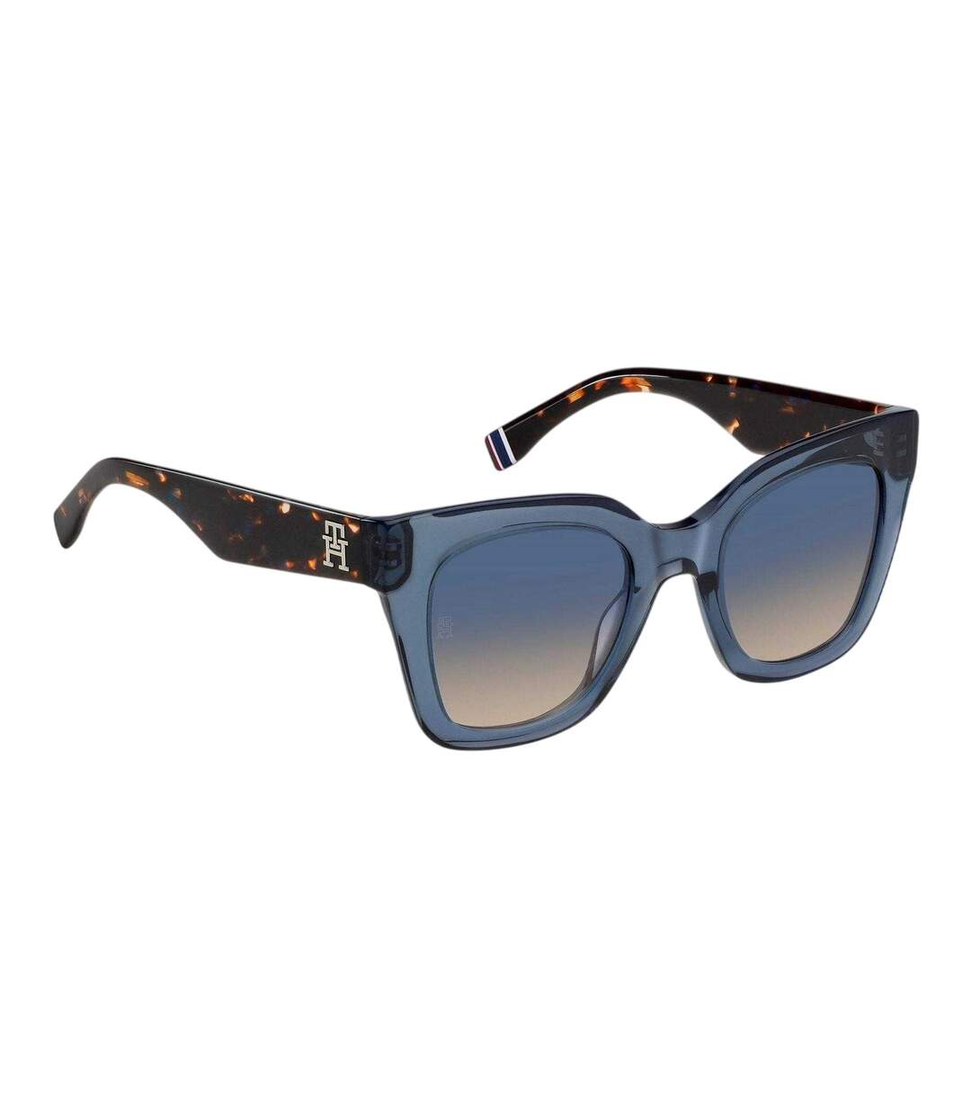 Womens/ladies Round Sunglasses 50cm Blue Tommy Hilfiger-3
