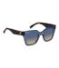 Womens/ladies Round Sunglasses 50cm Blue Tommy Hilfiger-3