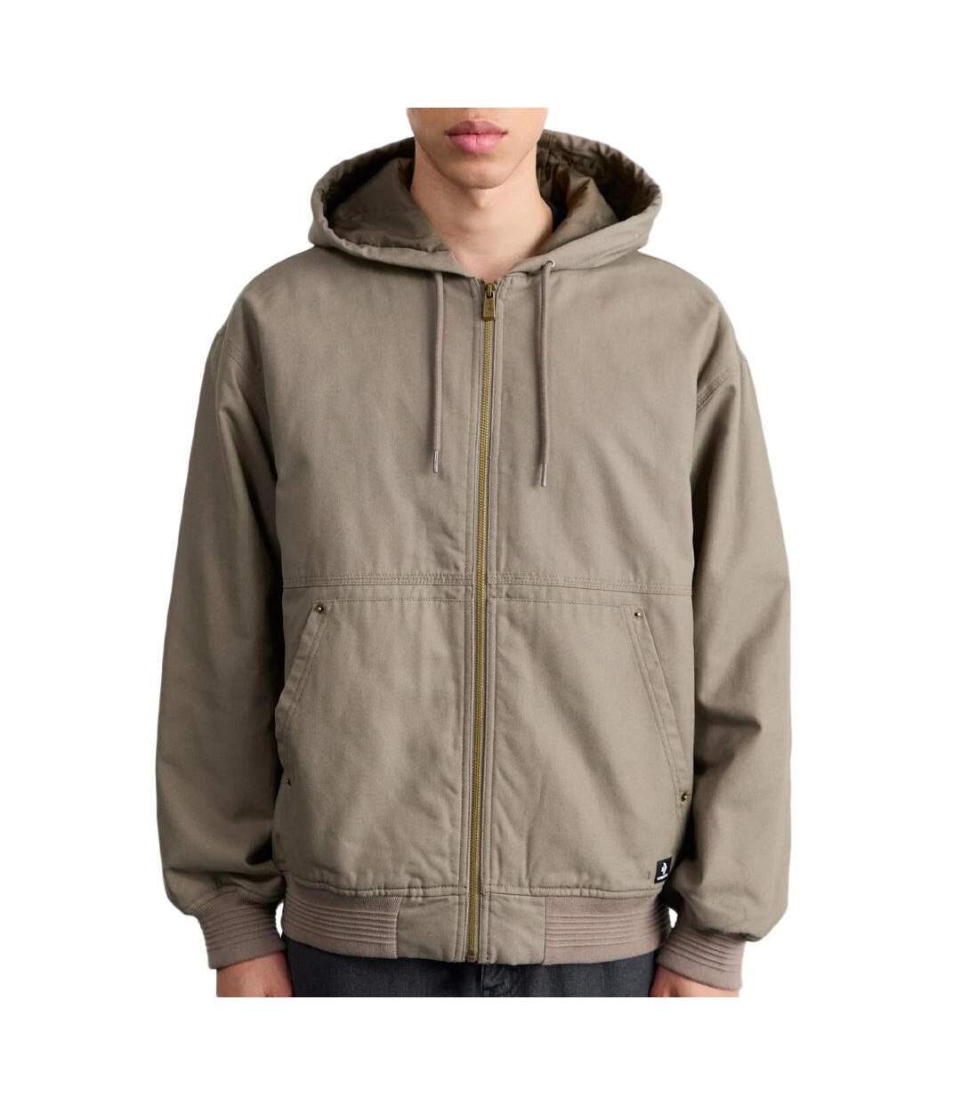 Veste marron homme converse insulated-1