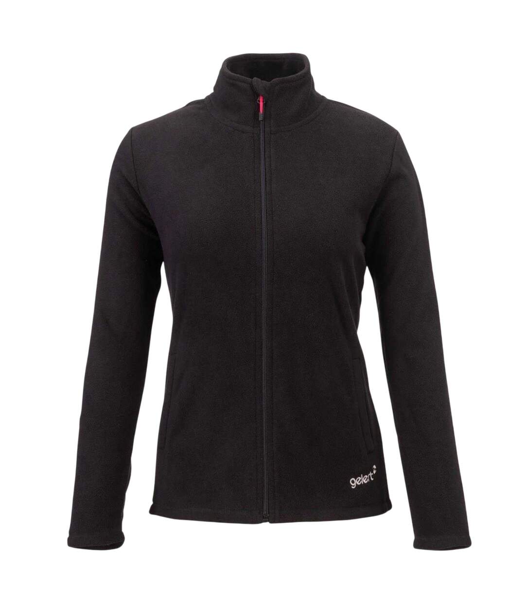 Womens/ladies Ottawa Fleece Jacket Black Gelert-2