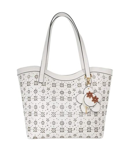 Womens/ladies Daizies Tote Bag One Size White Dune London