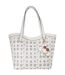 Womens/ladies Daizies Tote Bag One Size White Dune London-1
