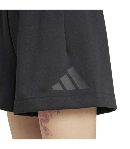 Womens/ladies Z.n.e. Tonal Logo Shorts Black Adidas