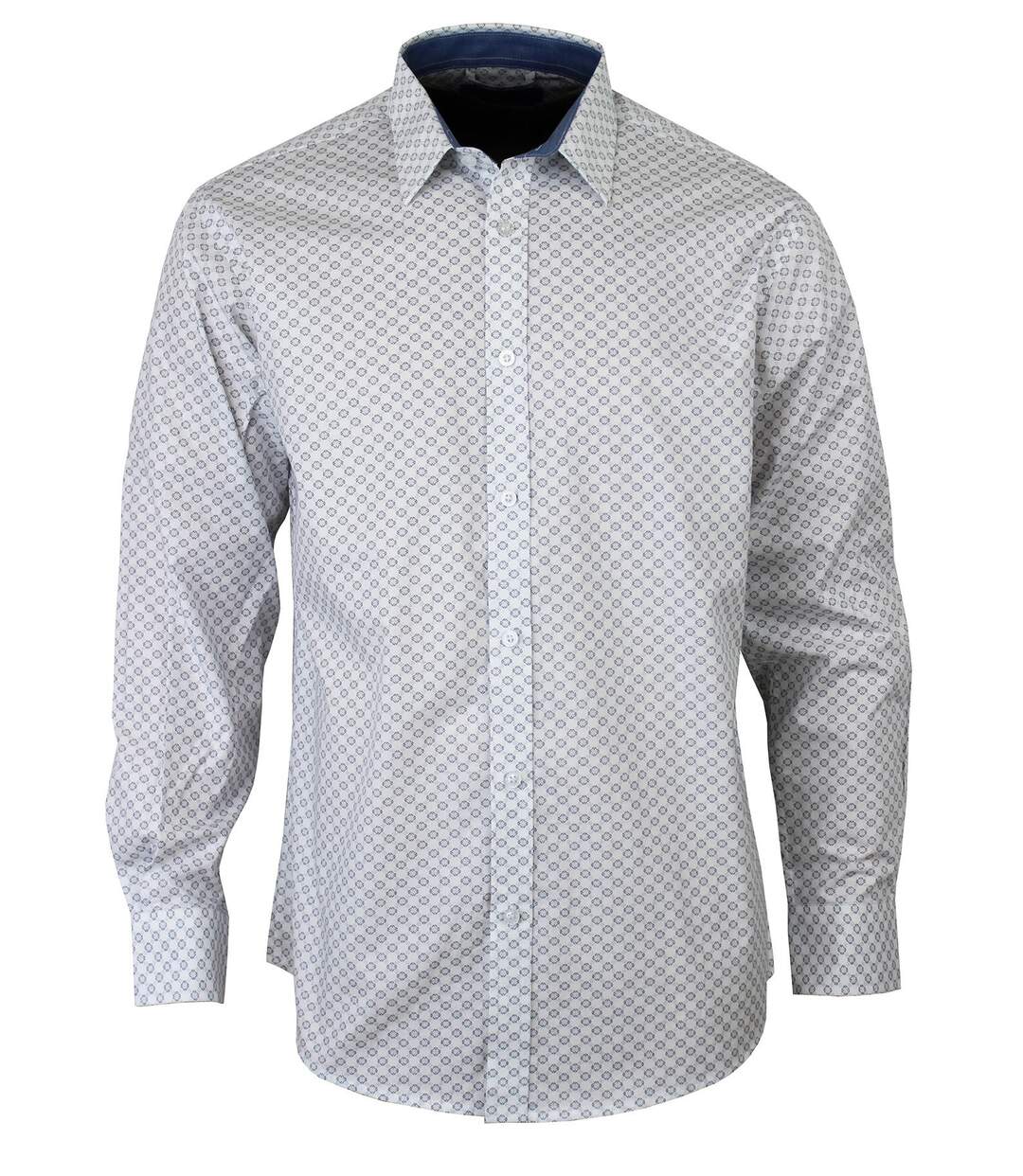 Chemise manches longues à motifs CH4030 - MD-1