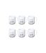 Lot de 6 Mugs Grand Hôtel 30cl Blanc-1