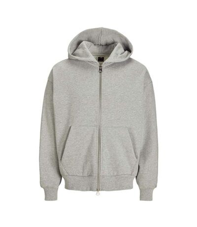 Sweat zippé gris homme jack & jones coblanks - l