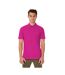 Polo À Manches Courtes Safran Homme Fuchsia B&C-1