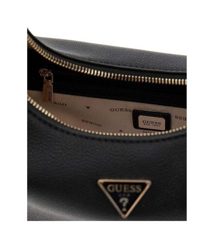 Sac Hobo Motif/style En Forme De Croissant Taille Unique Noir Guess