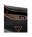 Sac Hobo Motif/style En Forme De Croissant Taille Unique Noir Guess-3