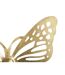 Lot de 4 Décorations Murales en Métal Butterflies 35cm Or-2