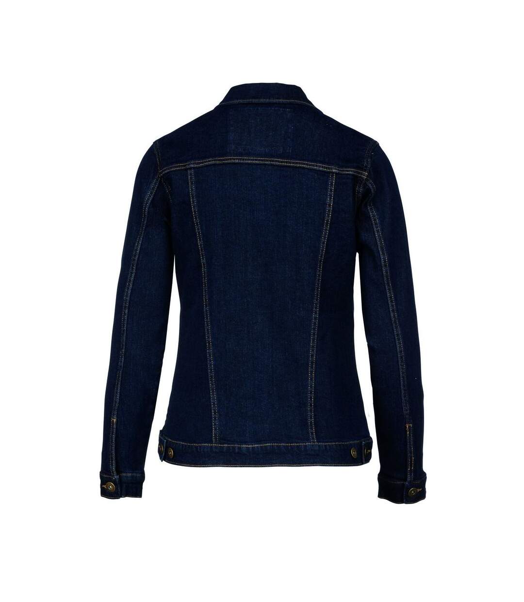 Veste - blouson jean - K6137 - bleu denim - femme-4