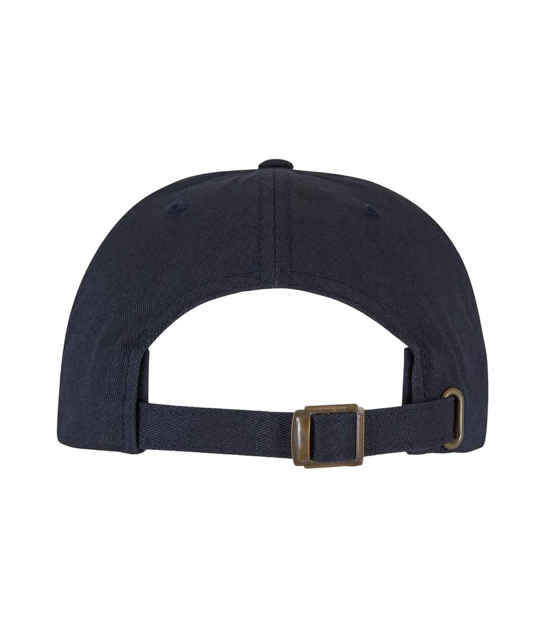 Casquette à profil bas adulte bleu marine foncé Flexfit-2