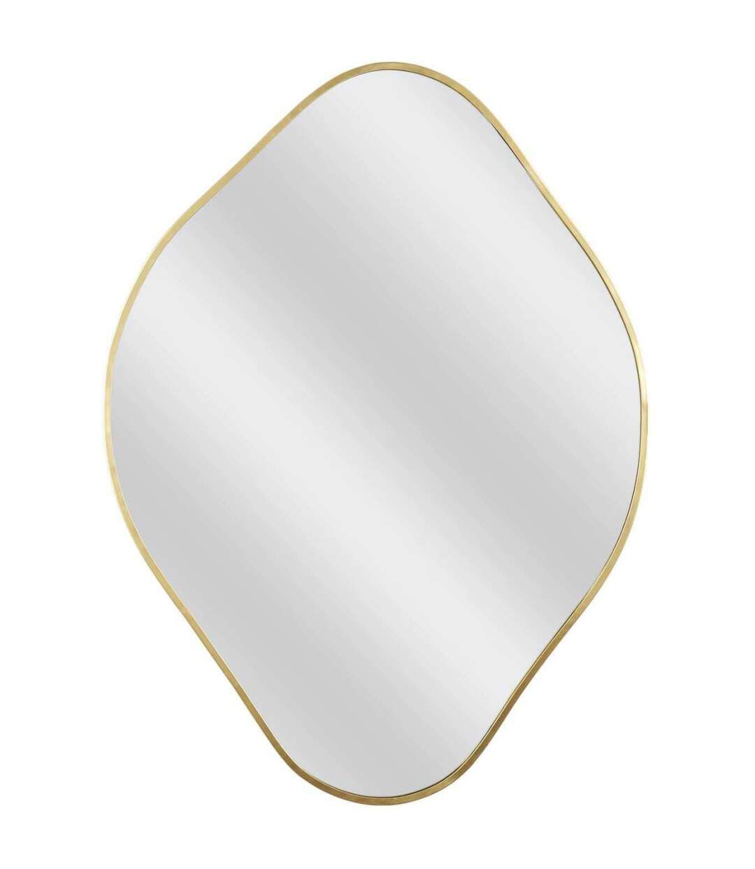 Miroir contour doré Losange Come-1