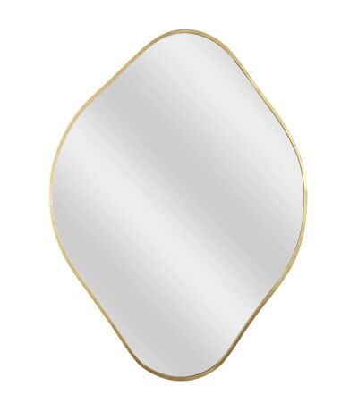 Miroir contour doré Losange Come