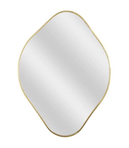 Miroir contour doré Losange Come