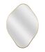 Miroir contour doré Losange Come-1