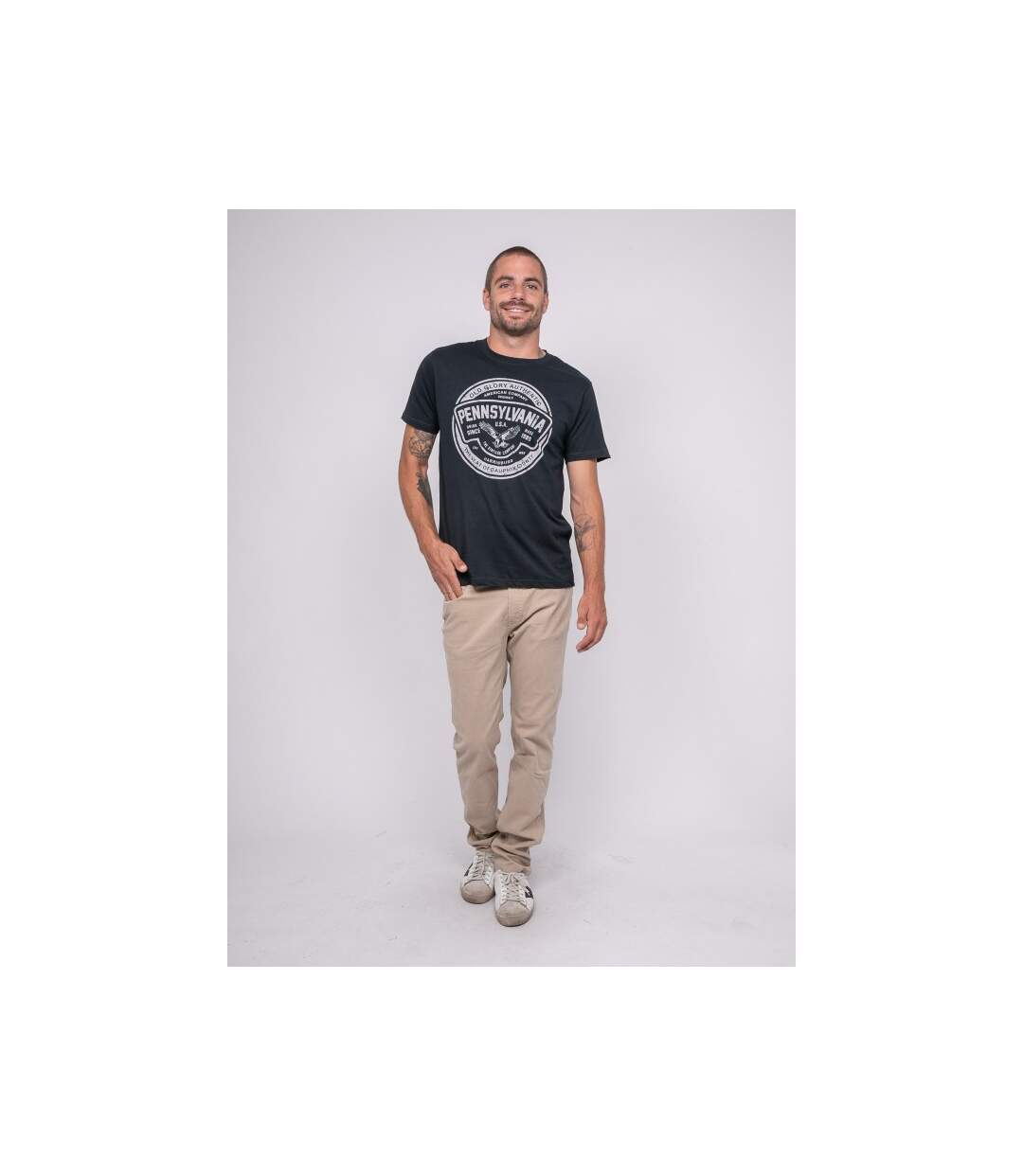 T-shirt manches courtes imprimé JIMITRI-4