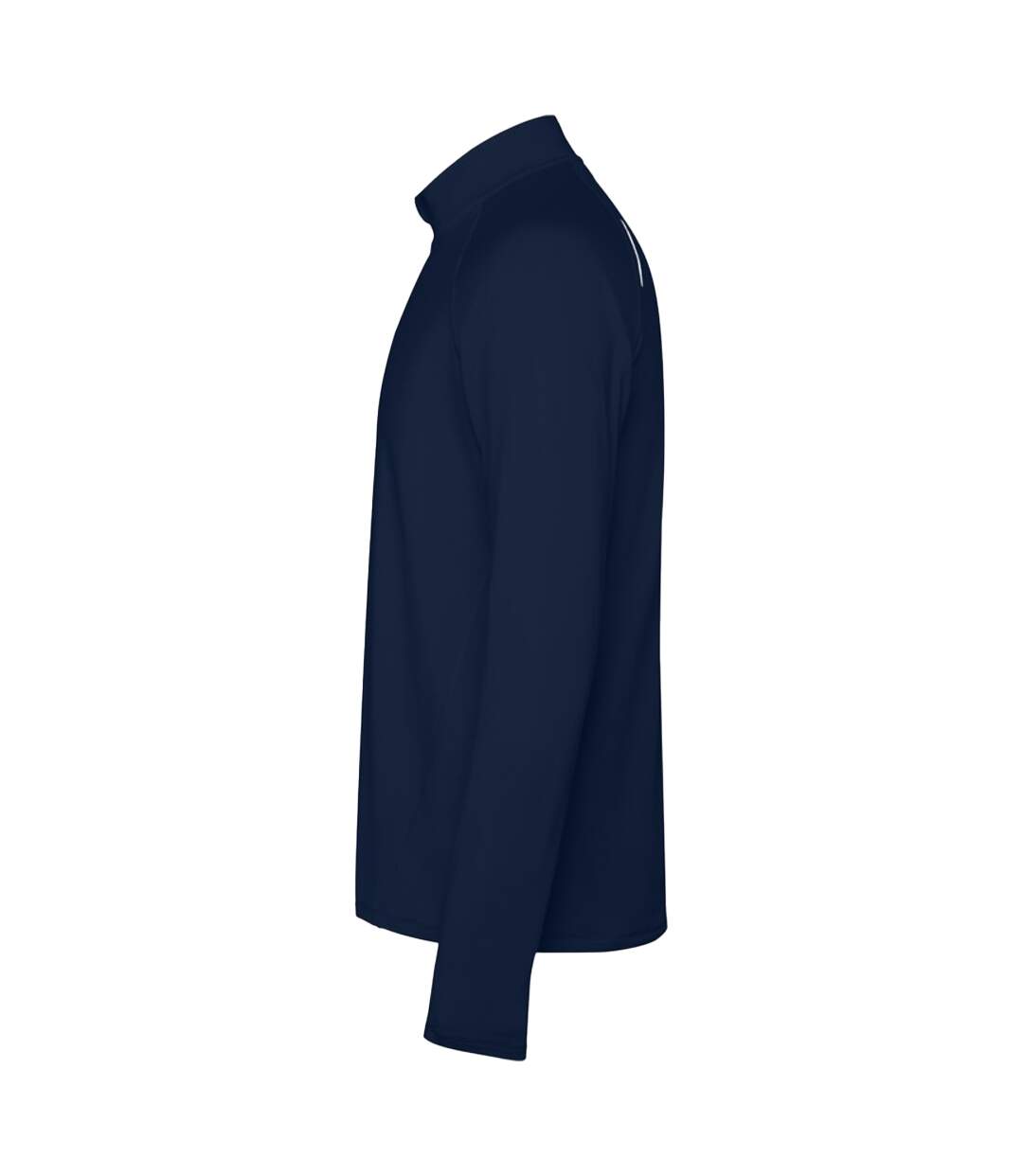 Mens estambul quarter zip long-sleeved sweatshirt navy blue Roly-3