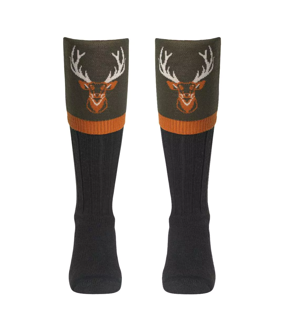 Chaussettes Pour Bottes Style Cerf Majestic Adulte Olive Waring Brooke-1