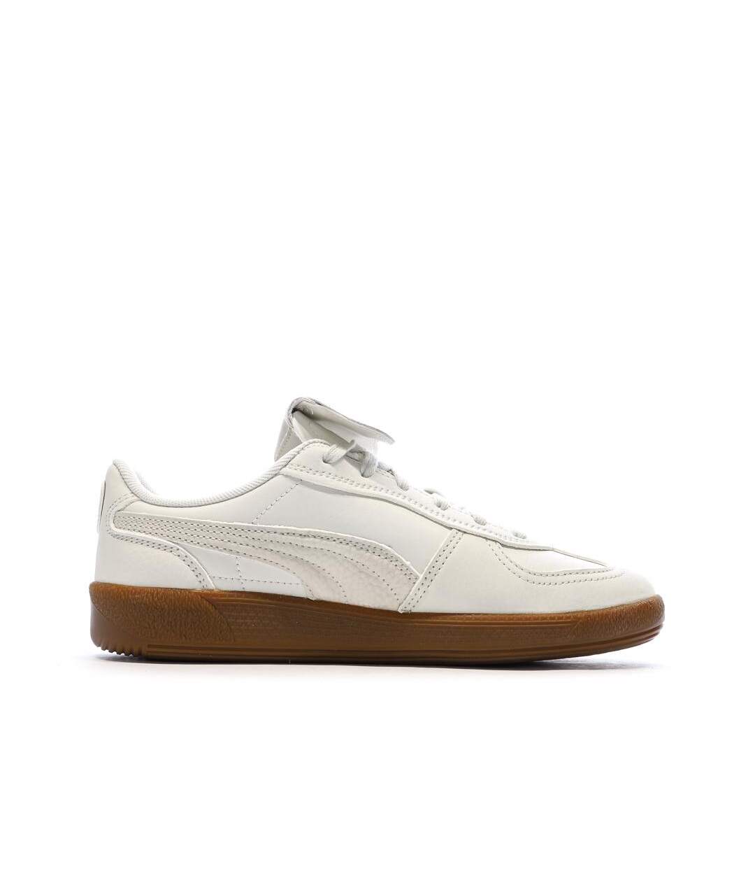 Baskets blanc/écru mixte puma palermo premium-2