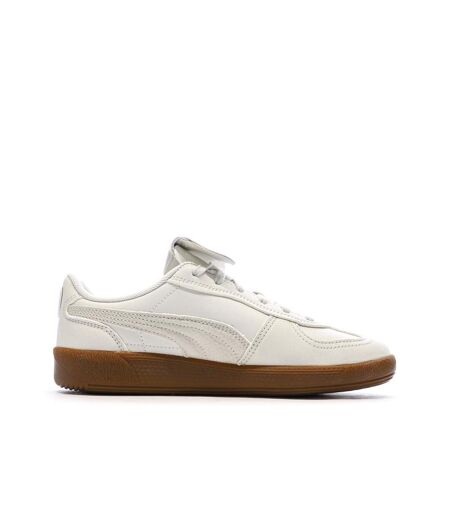 Baskets blanc/écru mixte puma palermo premium