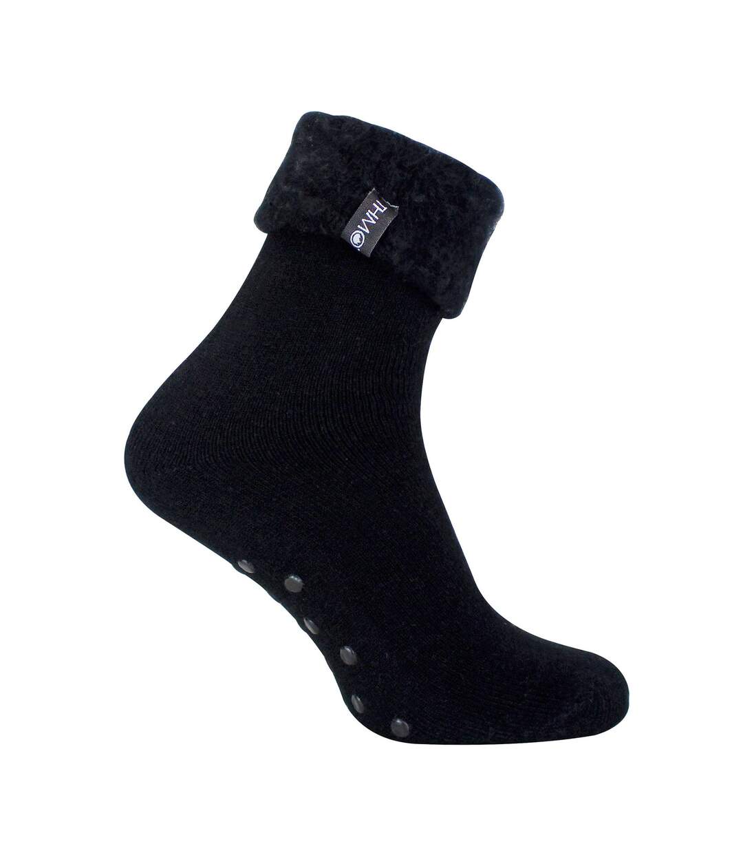1 Pack Mens Soft Plush Lined Slipper Bed Socks-1