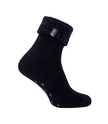 1 Pack Mens Soft Plush Lined Slipper Bed Socks