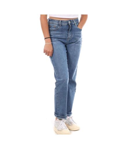 Jean mom bleu femme monday premium 388 - l