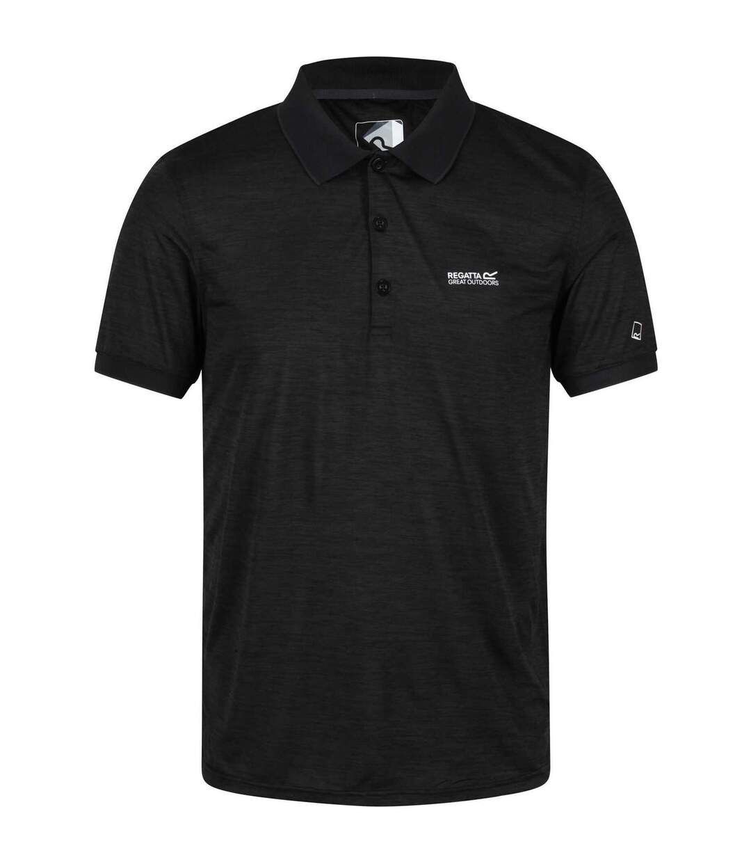 Mens Remex Ii Polo Shirt Black Regatta-1
