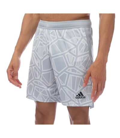Mens Condivo 22 Goalkeeper Shorts Light Grey Adidas