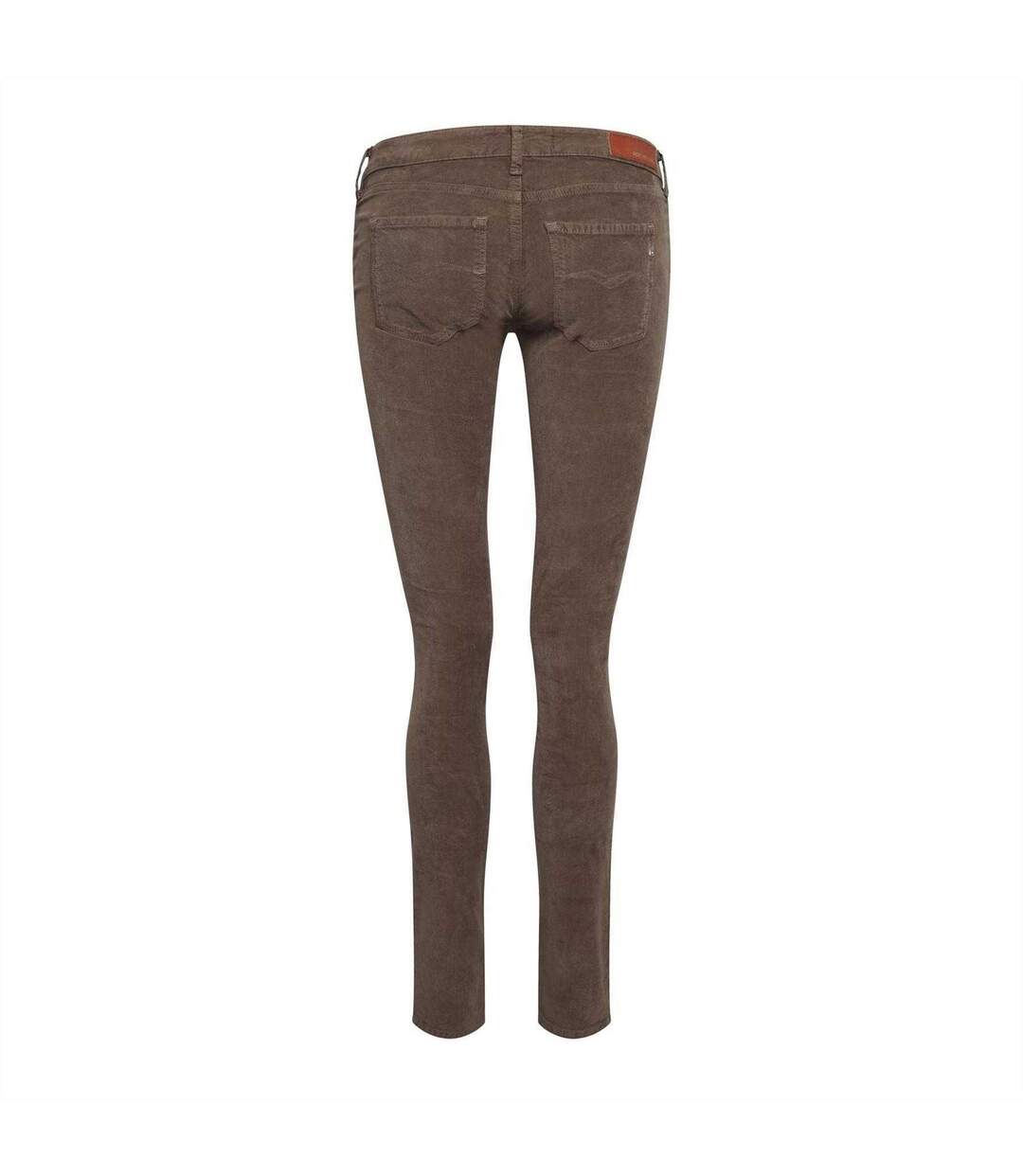 Womens/ladies Luz Skinny Jeans Beige Replay-2
