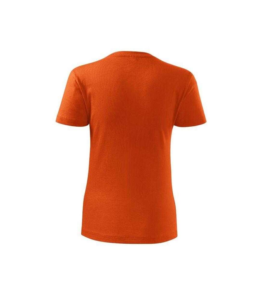 T-shirt Motif/style Classique Femme Orange Malfini-2