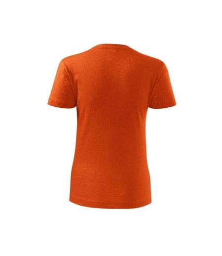 T-shirt Motif/style Classique Femme Orange Malfini