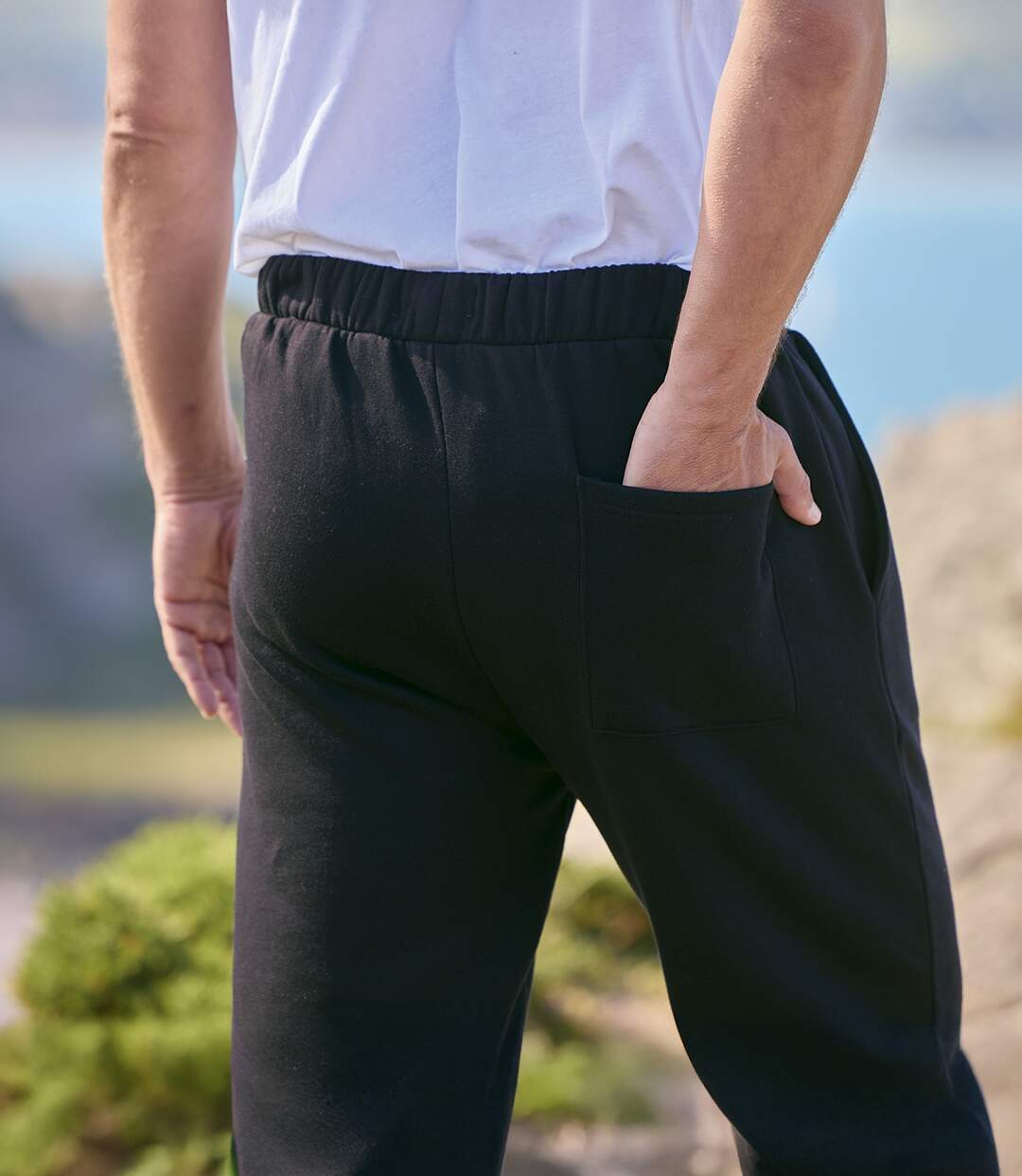 Le Pantalon Jogging en Molleton-3