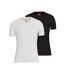 x2 t-shirt noir/blanc homme kaporal jift - 3xl-1