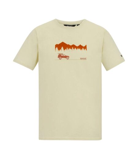 T-shirt Motif/style Nature Sauvage Cline Homme Blanc Regatta