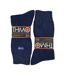 Mens Thermal Indoor Slipper Socks with Grips-2