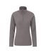 Womens/ladies Camber Ii Fleece Top Dark Grey Mountain Warehouse-1