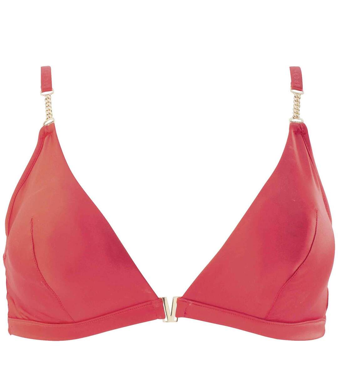 Soutien-gorge souple rouge Ava satin