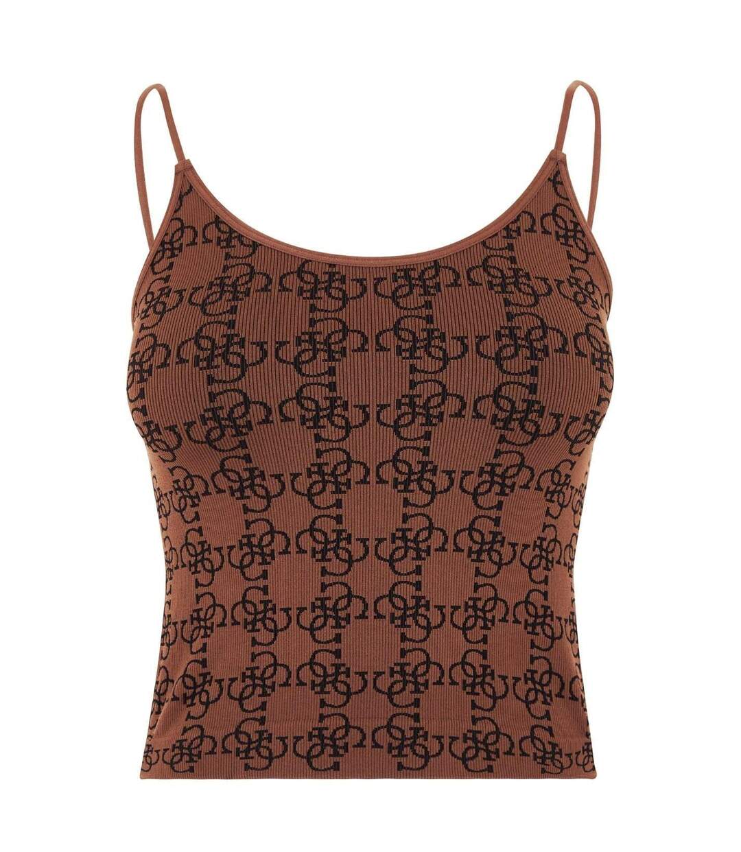 Haut Motif/style Monogramme Femme Marron Guess-2