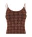 Haut Motif/style Monogramme Femme Marron Guess-2