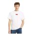 T-shirt Motif/style Lettrage Homme Blanc Levis-4