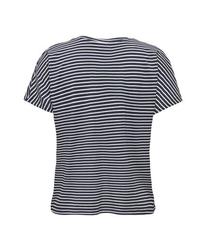 T-shirt marine à rayures femme jdy issy
