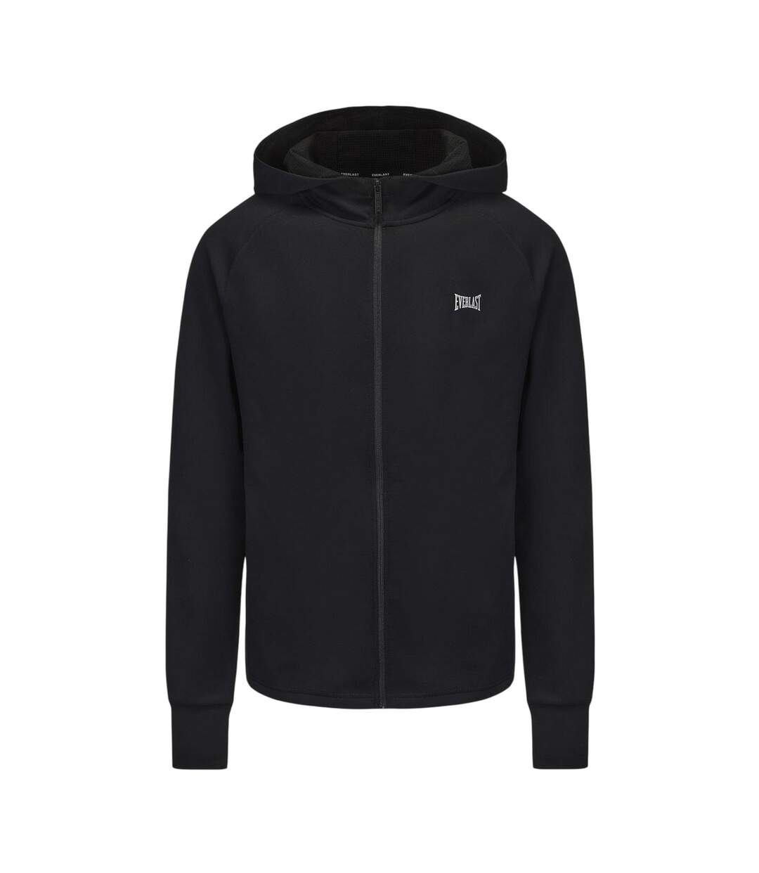 Mens Training Full Zip Hoodie Black Everlast-1