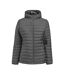 Womens/ladies Meadows Jacket Steel Grey James Harvest-1