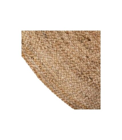 Tapis Déco Rond en Jute Bulo 120cm Beige