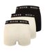 Lot De 3  Boxers Lurzem Homme Noir Gris Blanc Nicce-2