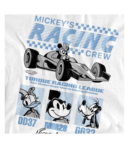 T-shirt Torque Racing League Femme Blanc Disney